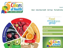 Tablet Screenshot of colorsofhealth.com